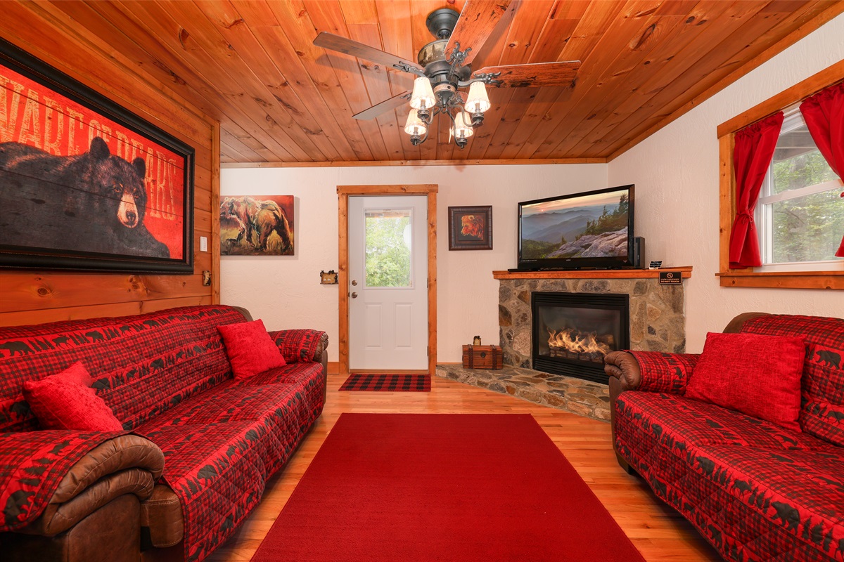 Living Room + Fireplace