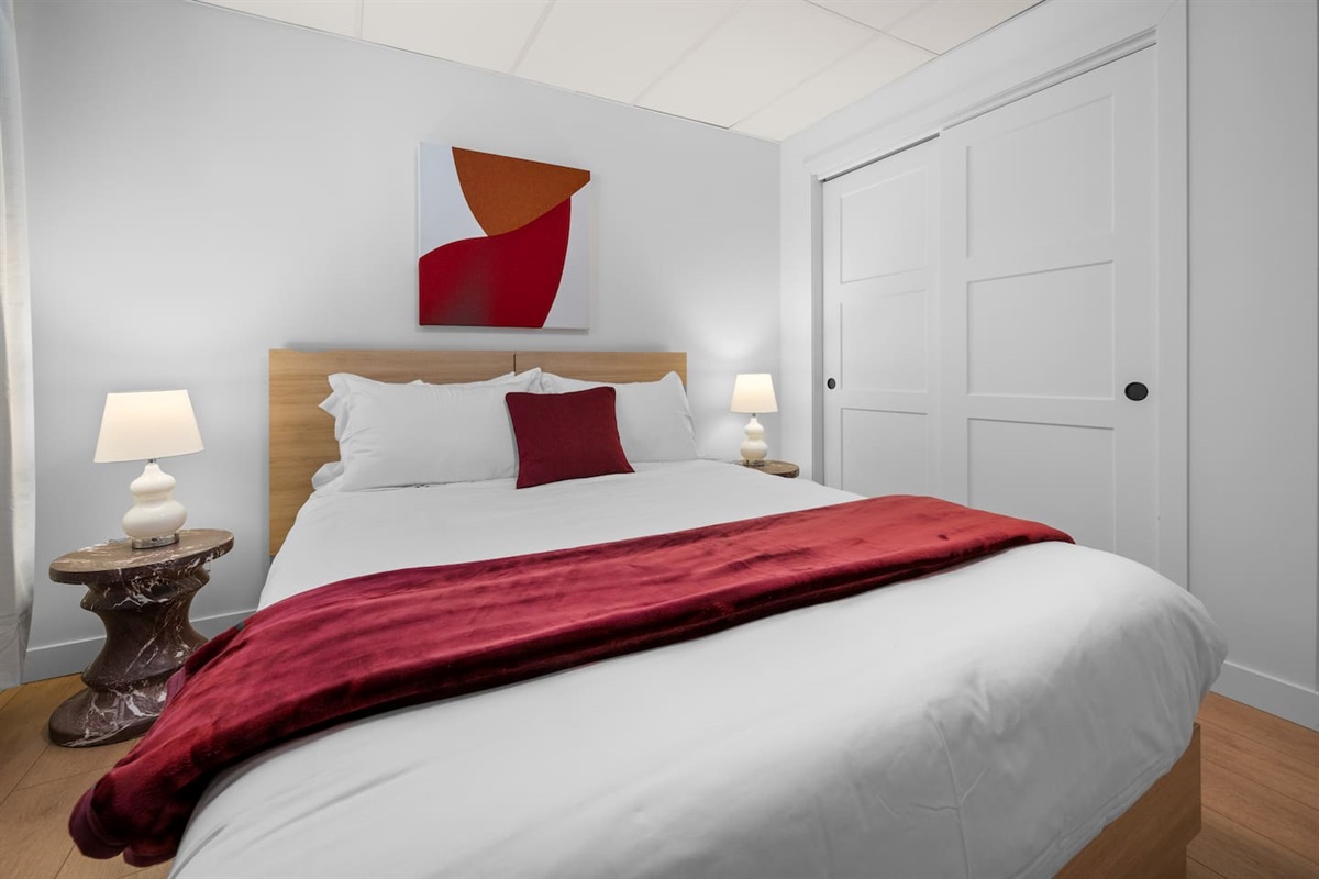 Peaceful Bedroom with Cozy Bedding
