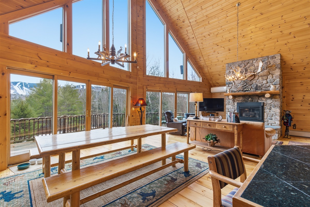 Perfect for family dinners, holiday meals, or a cozy breakfast before the slopes.