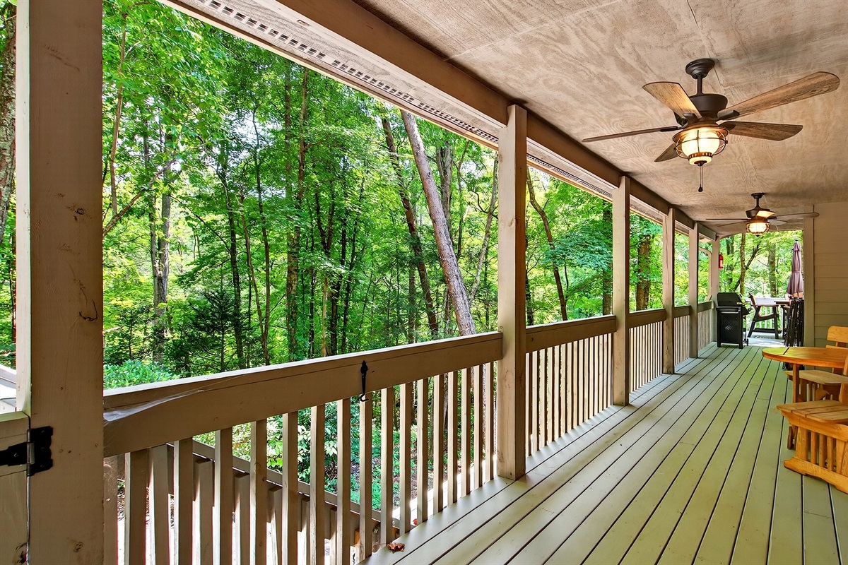 Upper-level wrap around deck