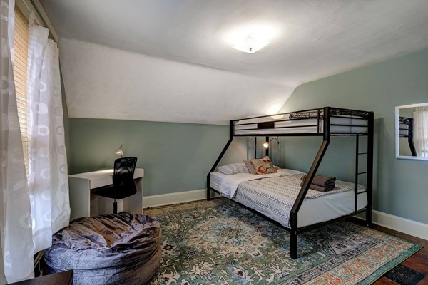 Second Bedroom, Queen/Twin Bunk