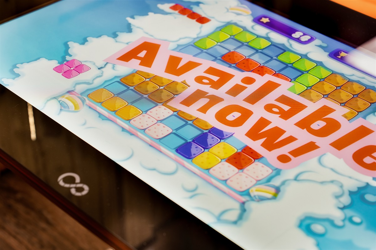 Play your favorite board games on our infinity game table - no more lost pieces!