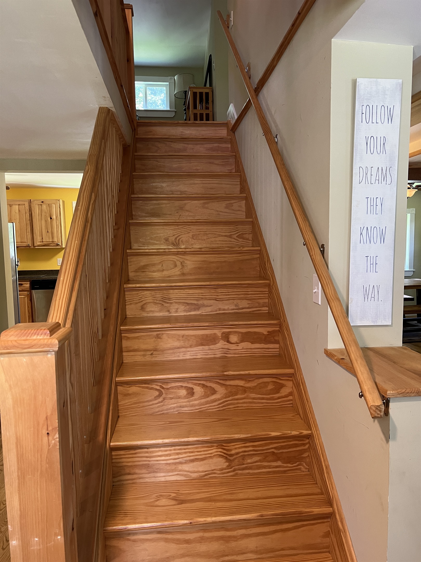 Stairs leading to the 2nd floor.
