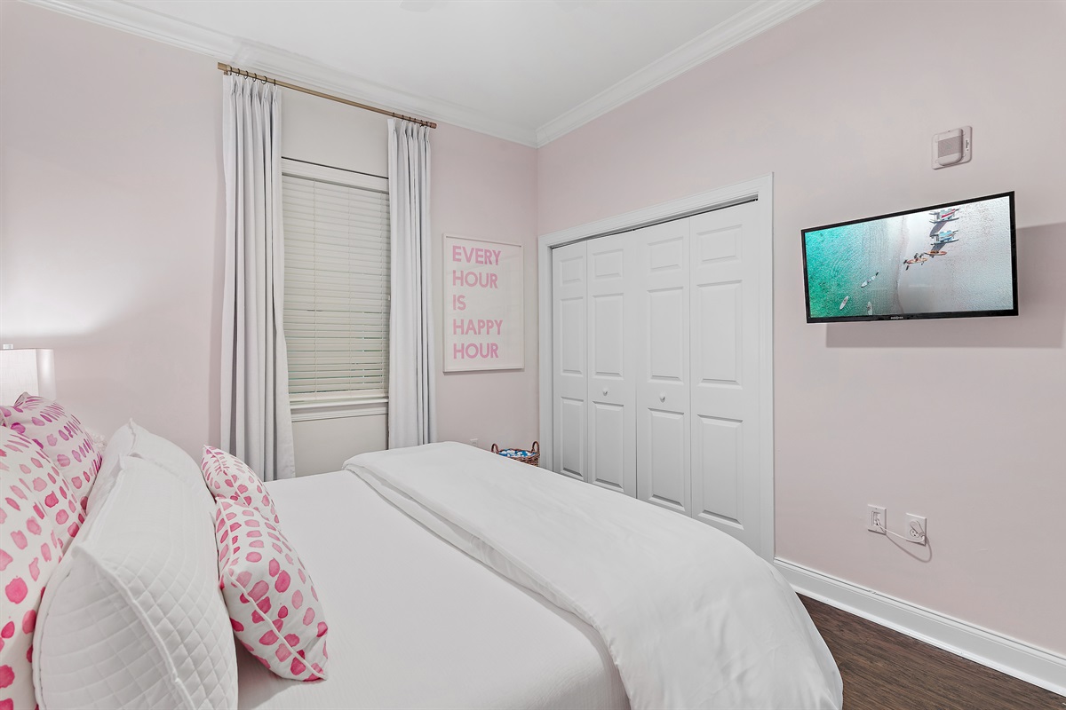 Master Bedroom Large Closet + Smart TV