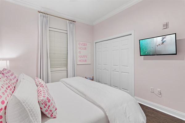 Master Bedroom Large Closet + Smart TV