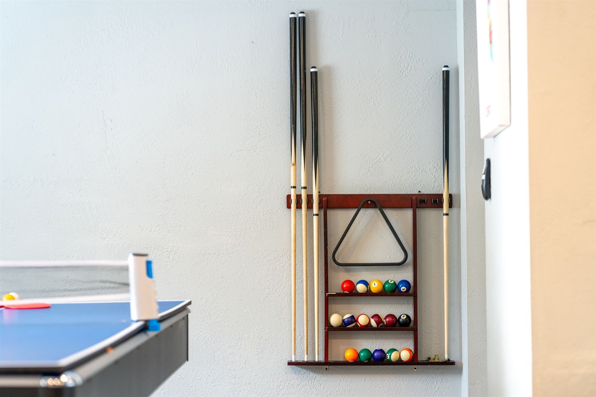 With tournament-ready tables, relaxed lounge seating nearby, and vibrant decor, this game room sets the mood for memory-making.