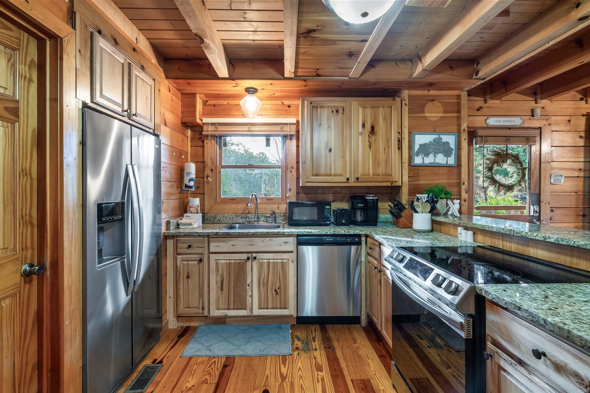 Cook, gather, and enjoy your stay