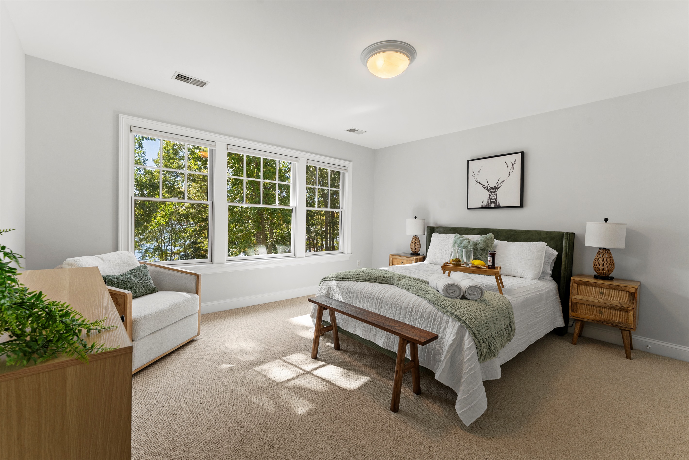 Your retreat after a day of lake adventures—calm, clean, and comfortable.”