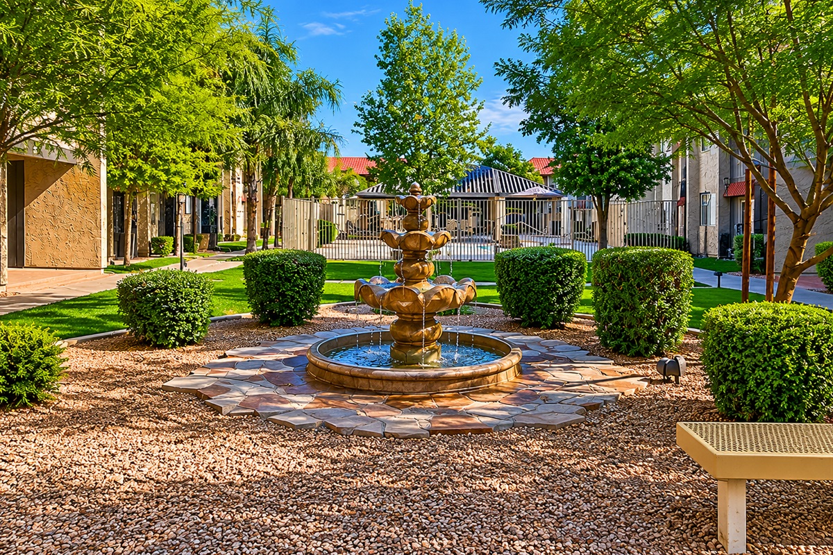 Immaculately maintained grounds adding to the peace and enjoyment of your stay.