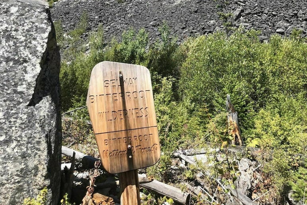 Hiking west of house.