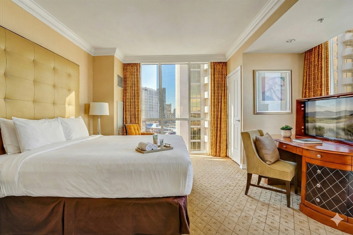 Sweet dreams await in this cozy bed!