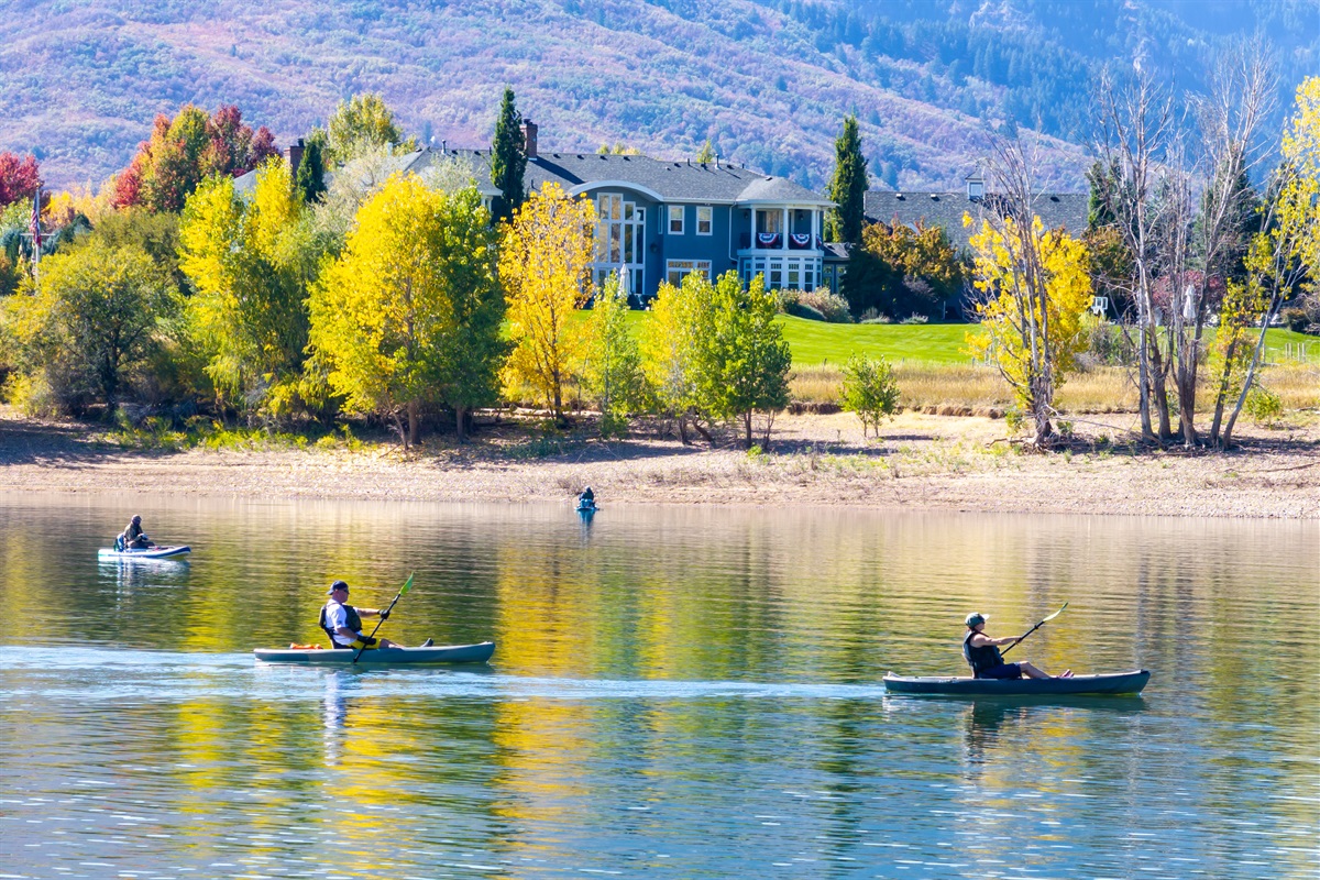 Kayaking at Pineview