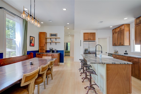 open floor plan is perfect for your special event