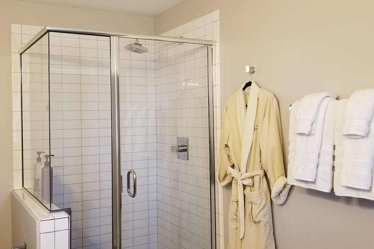 The Pool House Master shower