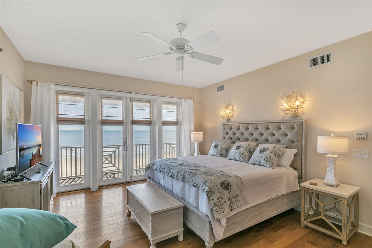 Master bedroom with full private bath is on main floor.