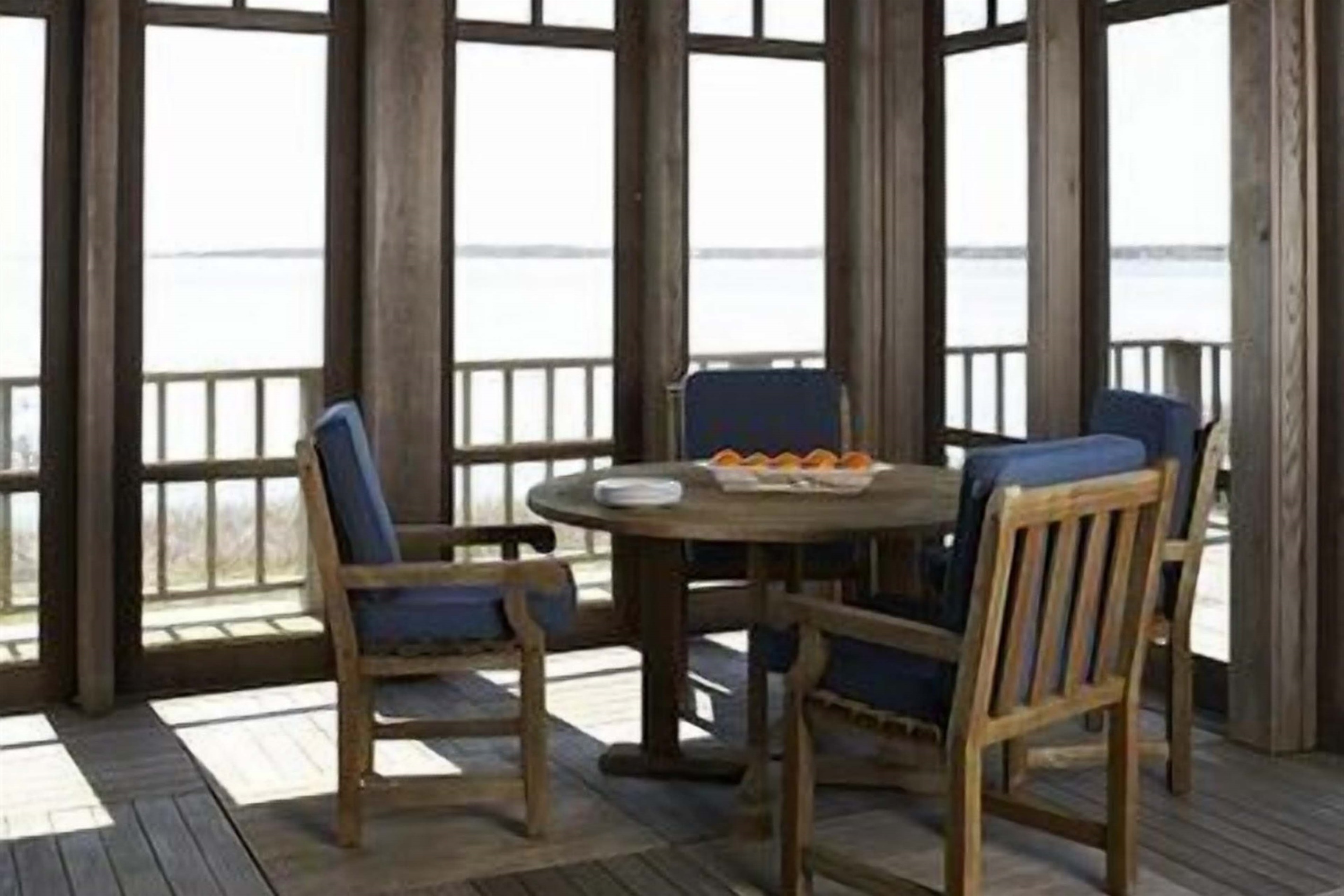 Dining area beyond living room
