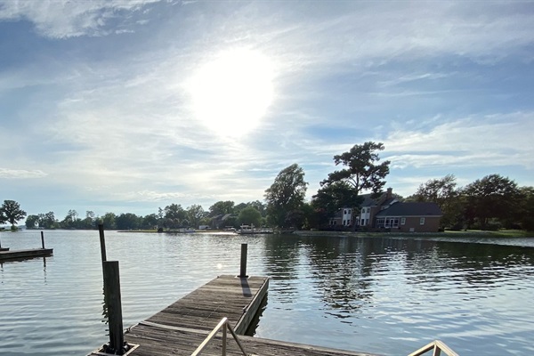 Enjoy our quiet cove, from our private dock and gazebo - your private gateway to lakeside fun!