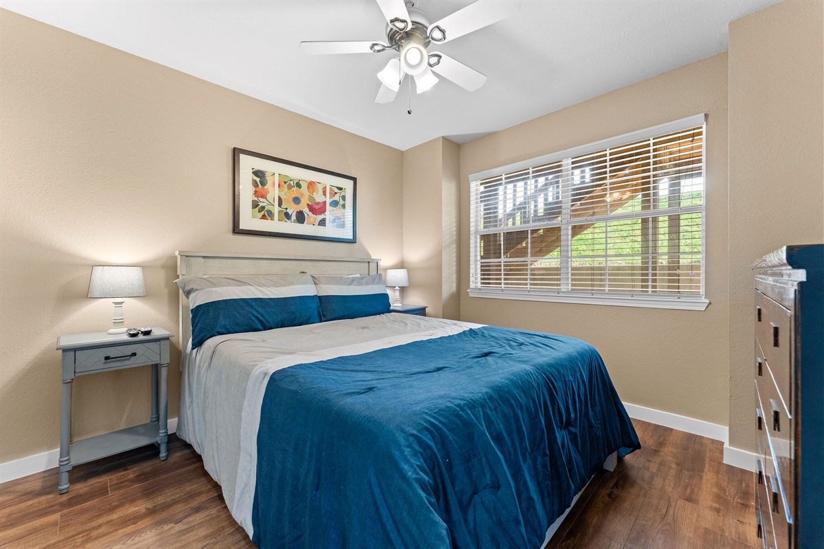 A peaceful retreat after a full day of memories—this cozy queen bedroom invites you to unwind, recharge, and sink into a restful night’s sleep.
