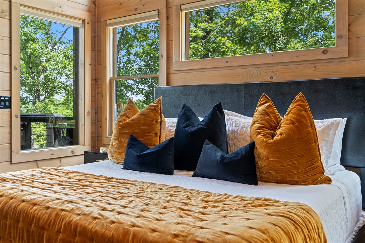 Chic and luxe bedding offering the best of comfort.