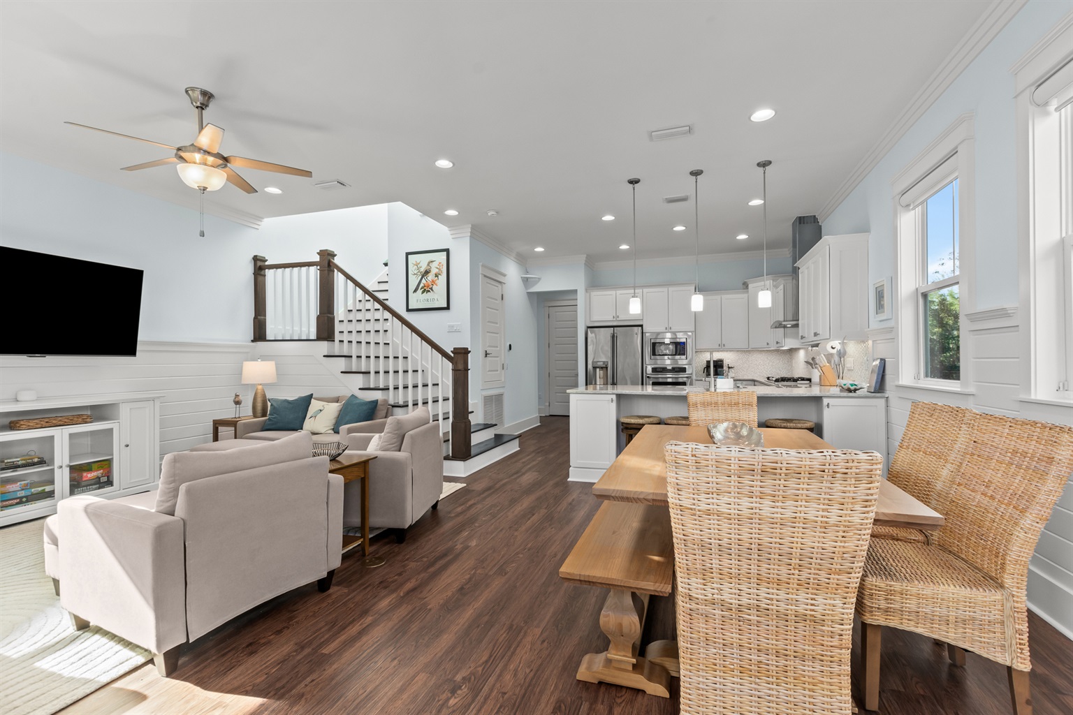 Gather 'round for moments in a space that feels like home.