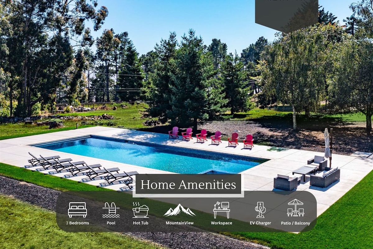 Stay at this stunning property in Western Sonoma County with a phenomenal chef’s kitchen, open concept, and completely private from any neighbors.