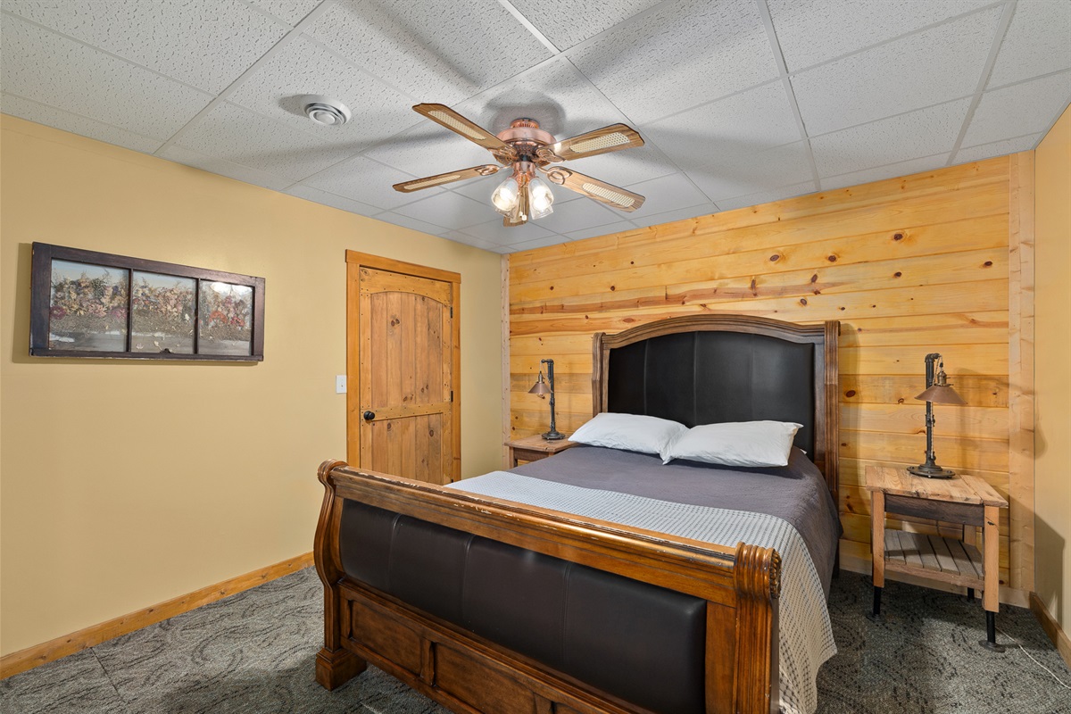 Queen Bedroom in Basement