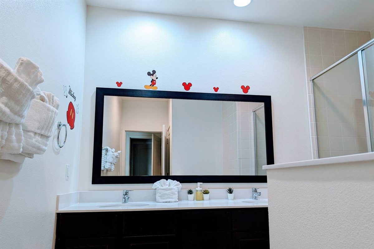 Second bathroom upstairs