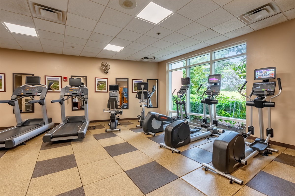Fitness Center connected to the Marina Inn