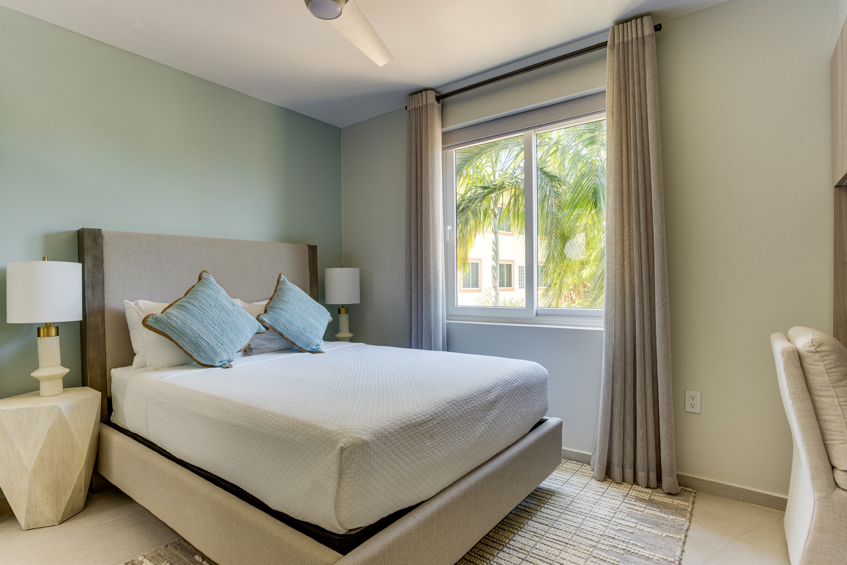 Bedroom 3: Queen Bed and Desk