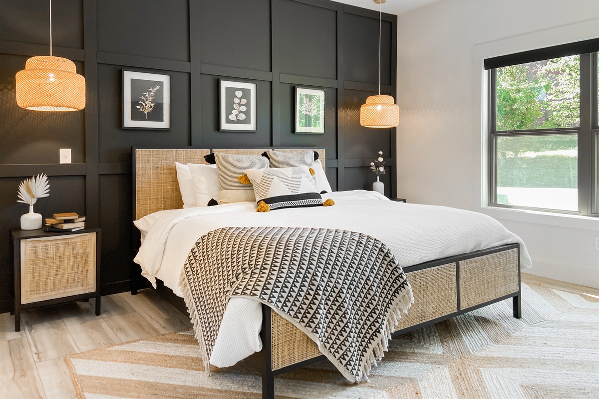 Main level King #1 with ensuite bathroom