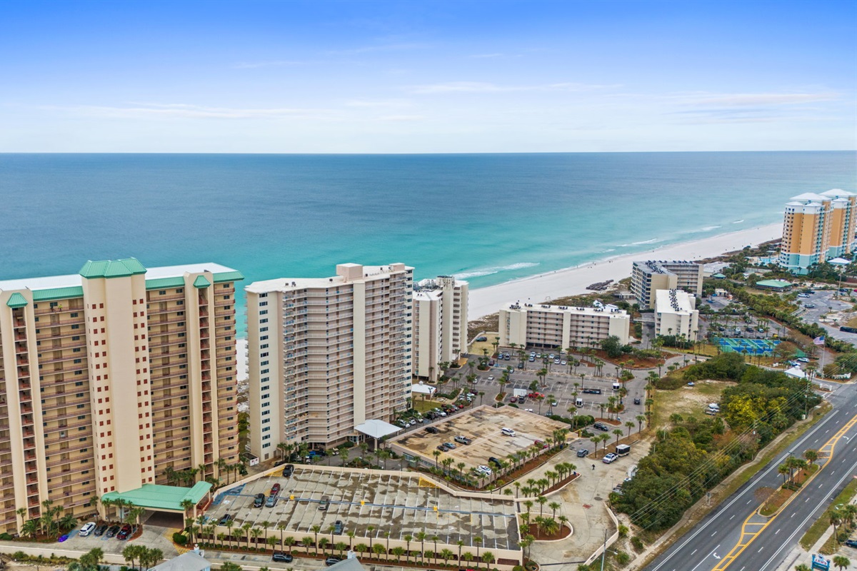 Aerial of Dunes of Panama Complex