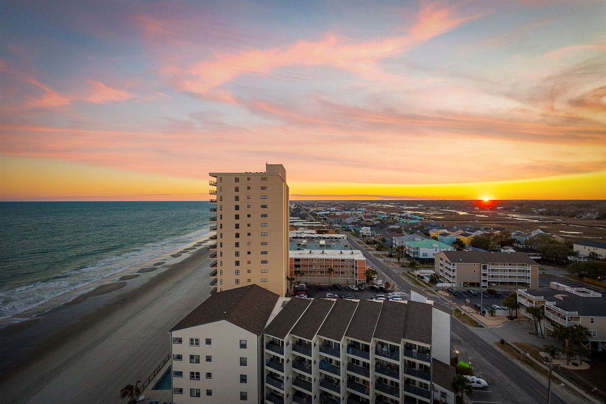 Beautiful sunset views!