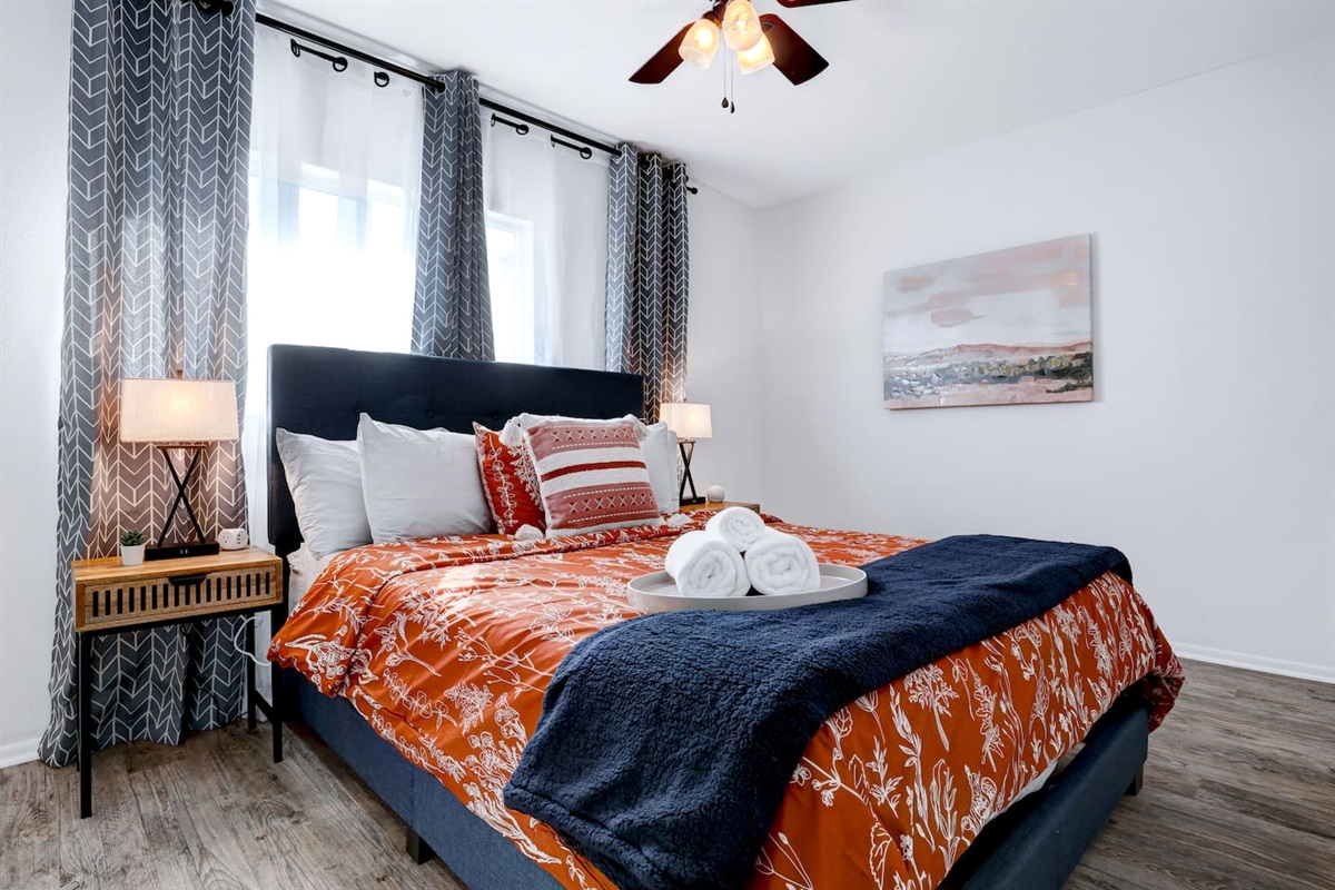 Guest Bedroom #1 with Queen Bed