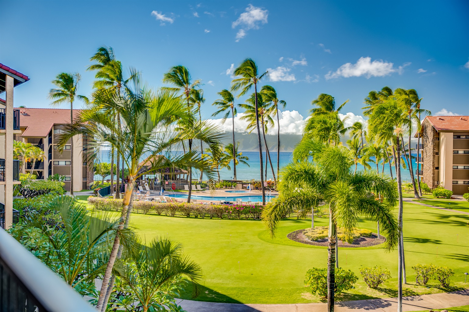 View from your private lanai!  Sunsets, peaceful mornings and relaxation are all yours!