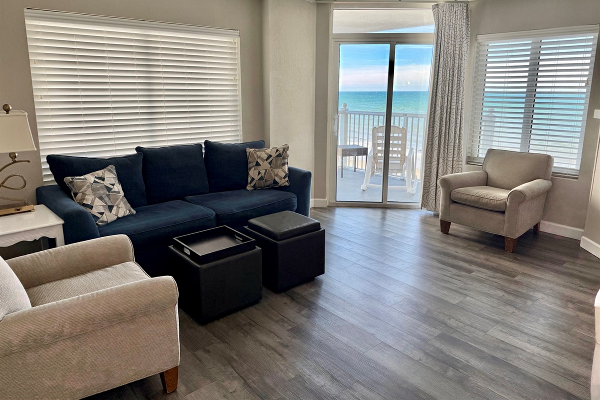 The Living Room is open and spacious.