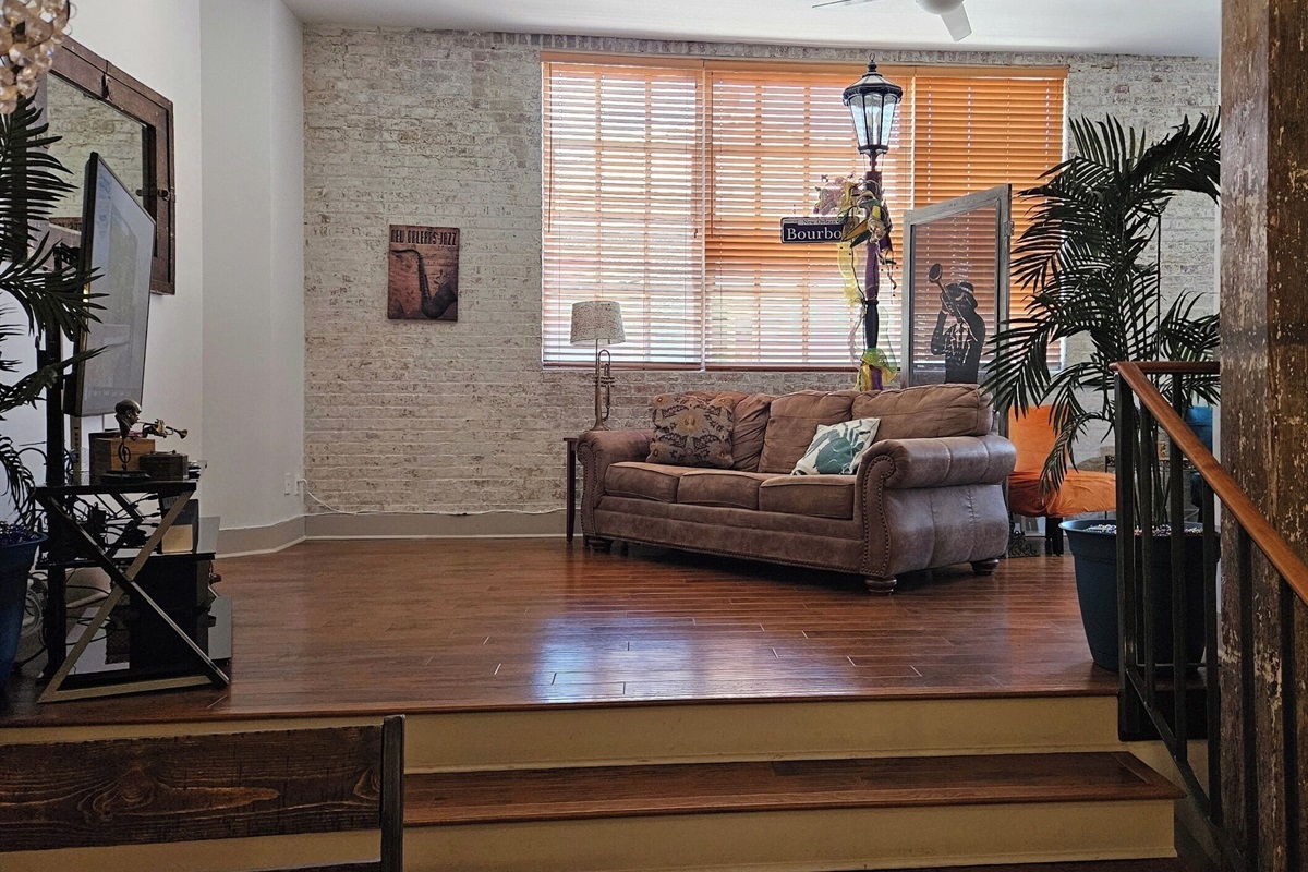 Queen size sofa sleeper.