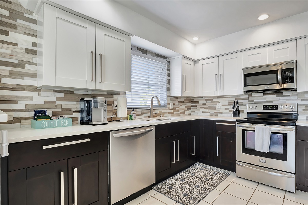 The most modern appliances in the kitchen