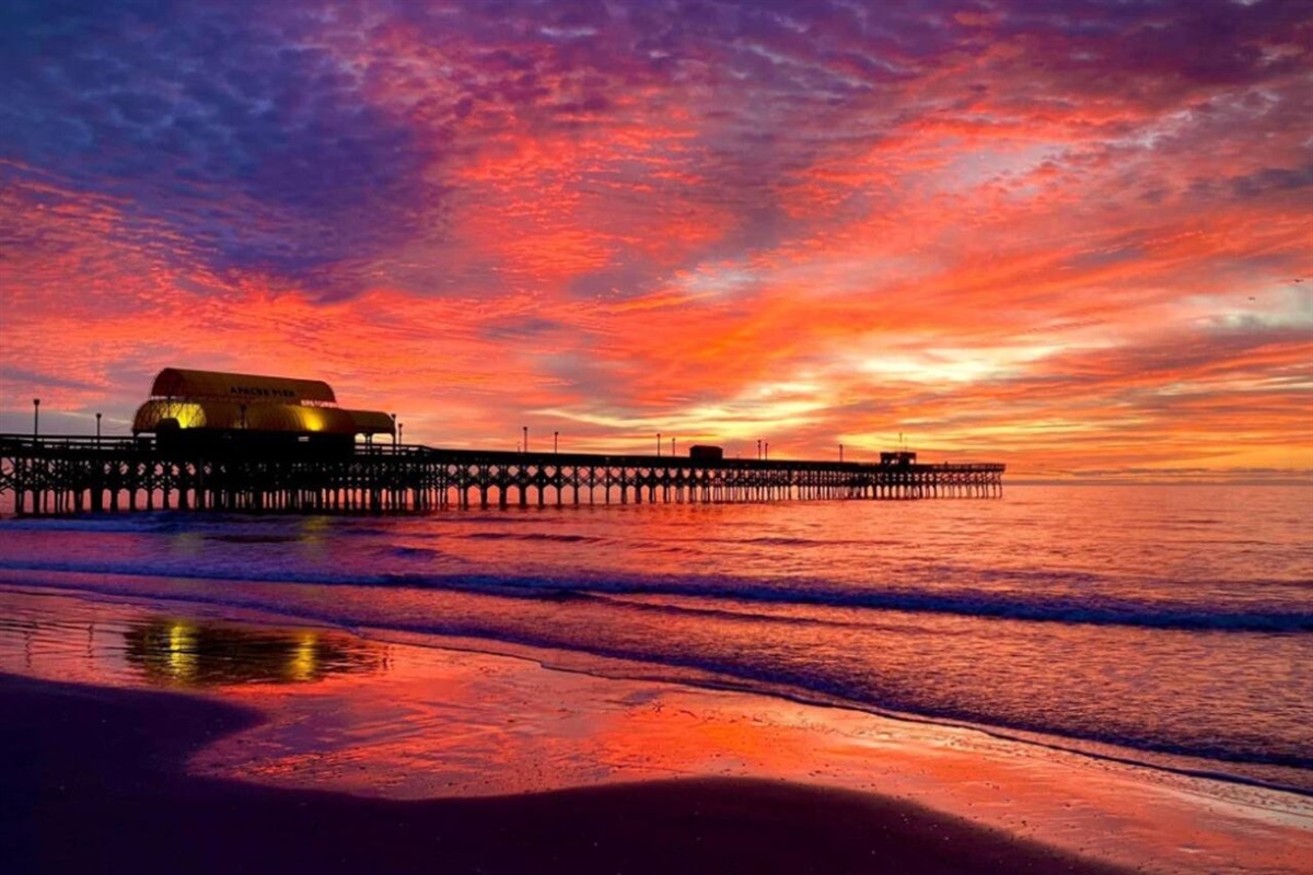Apache Pier at Sunset