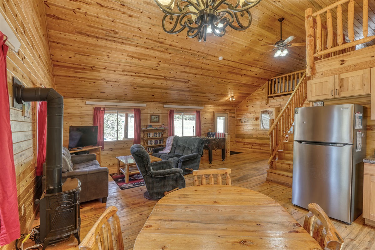 Dining area in Living area