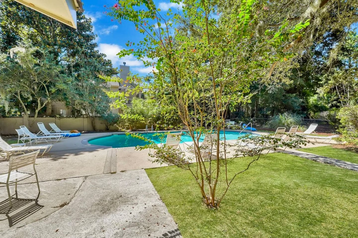 Pool and garden