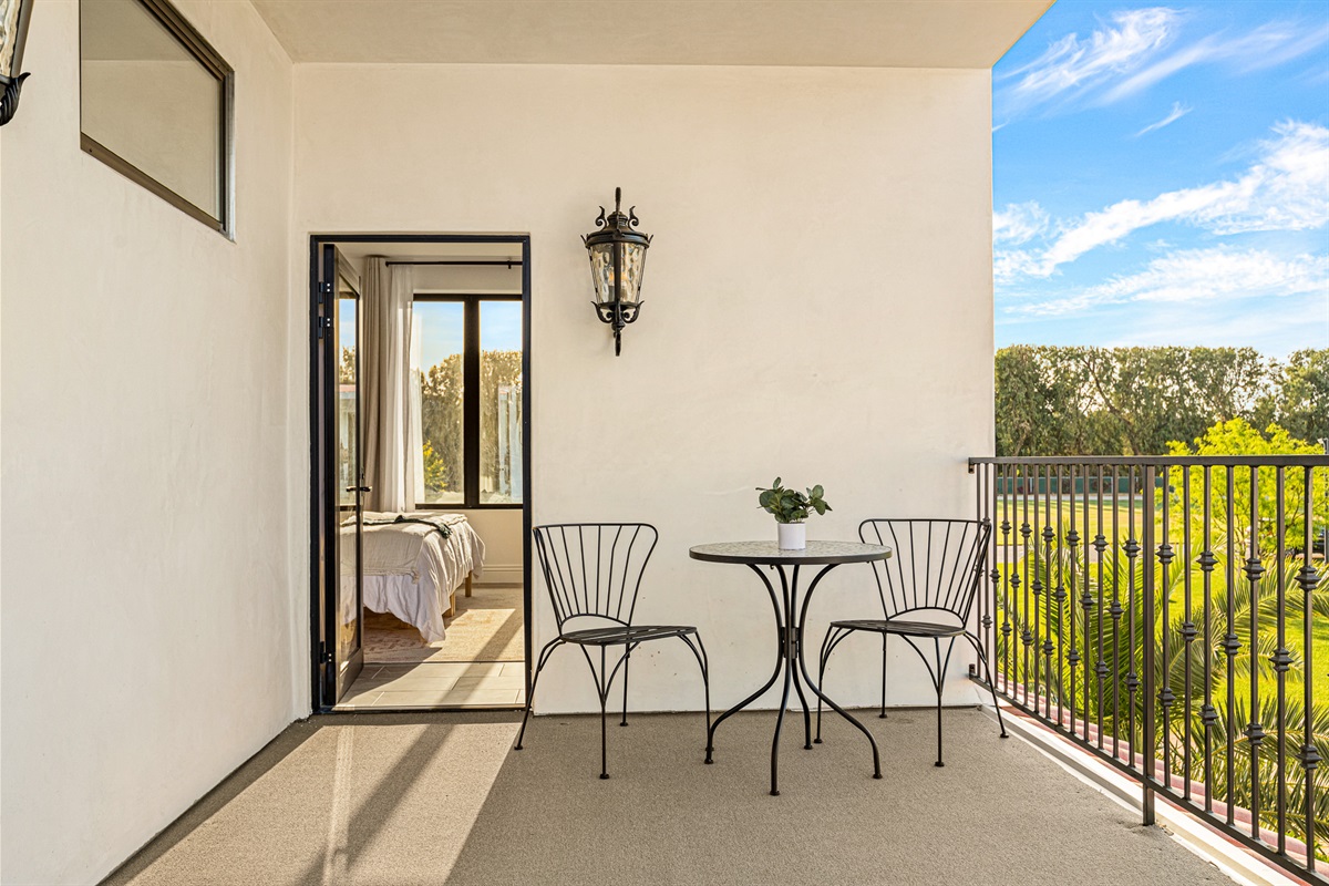 Upstairs Balcony