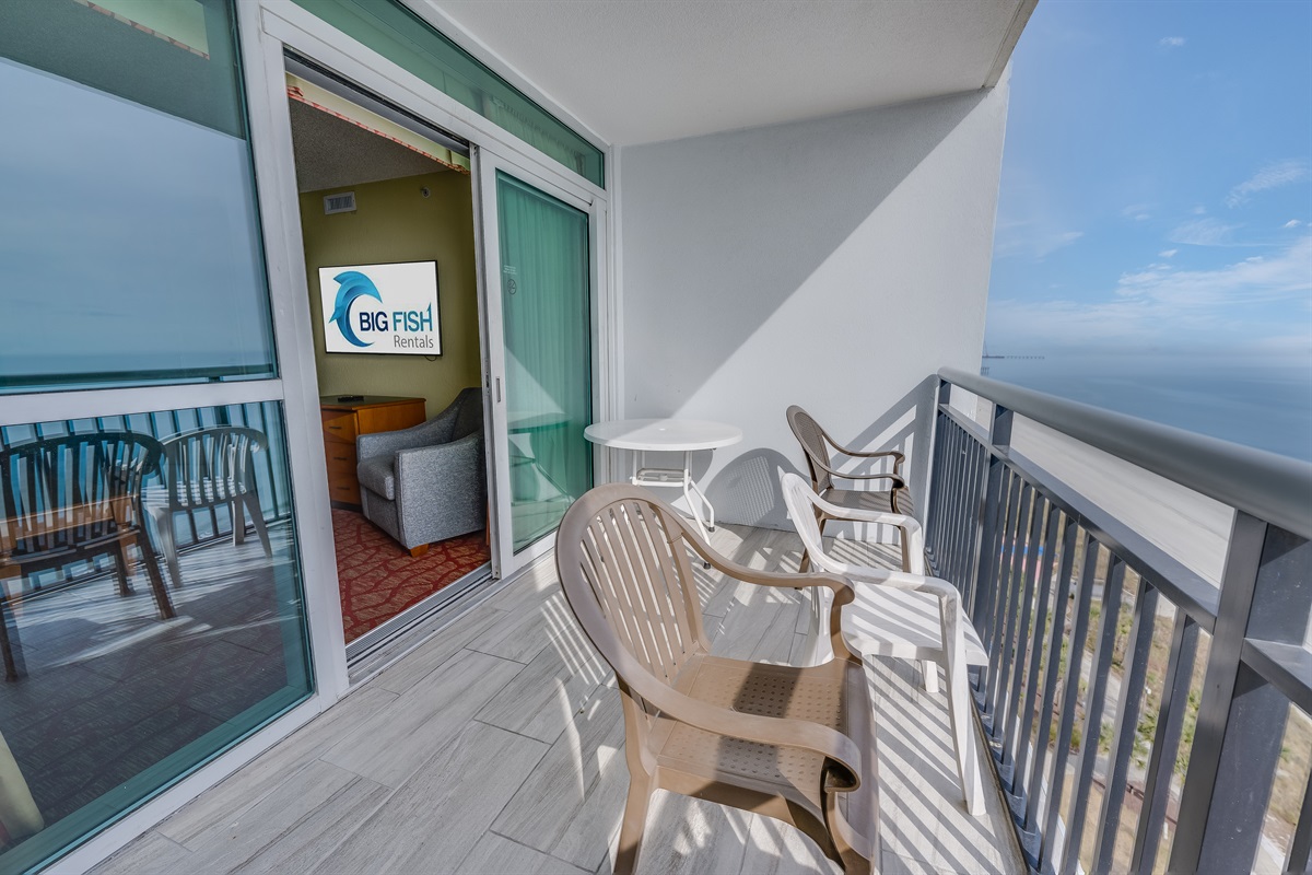 Breathtaking Views from Balcony!