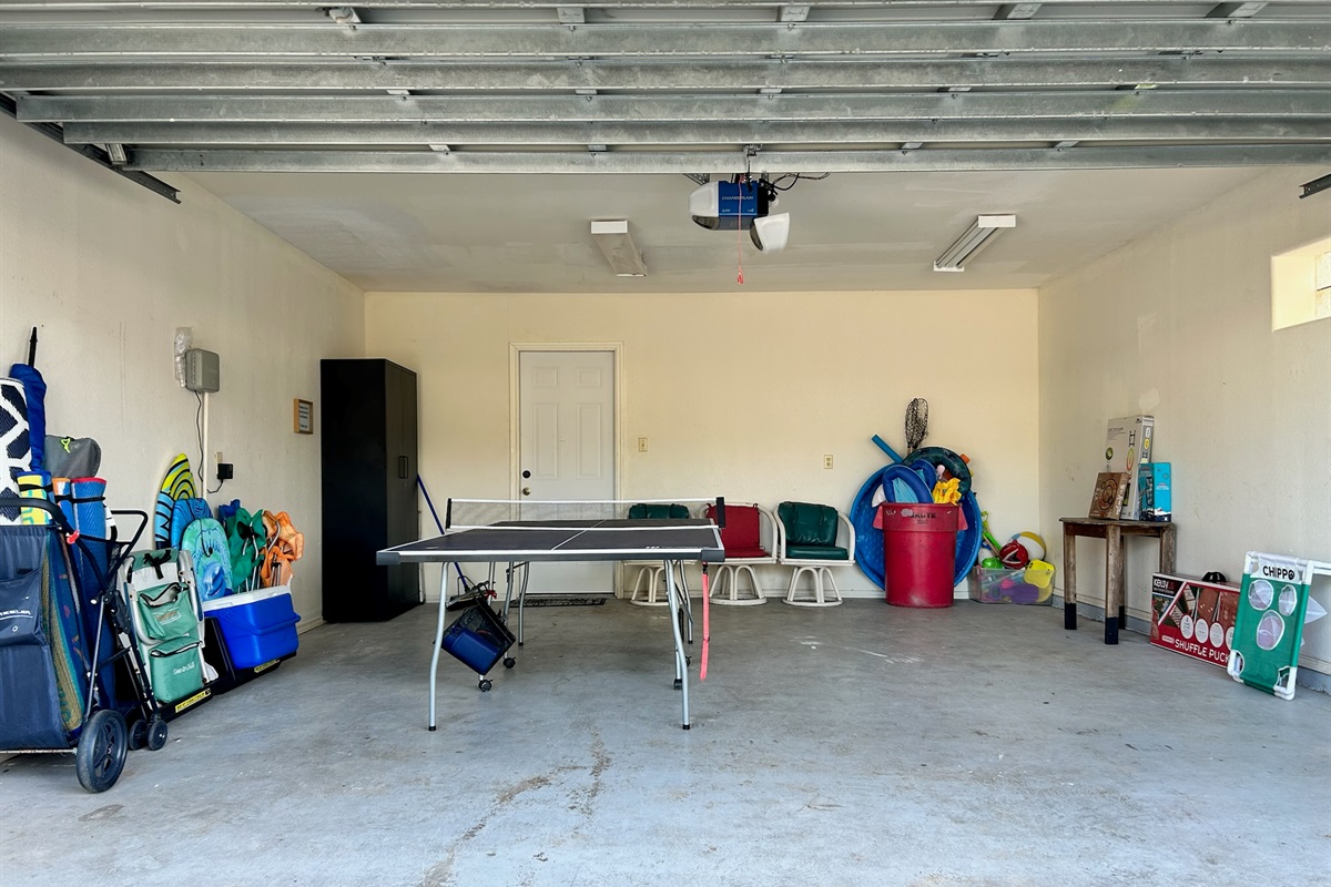 Enjoy a game of ping pong, darts, and more in this gaming zone or feel free to enjoy them on the beach with all of the other beach essentials! (more updated pictures to come)!  