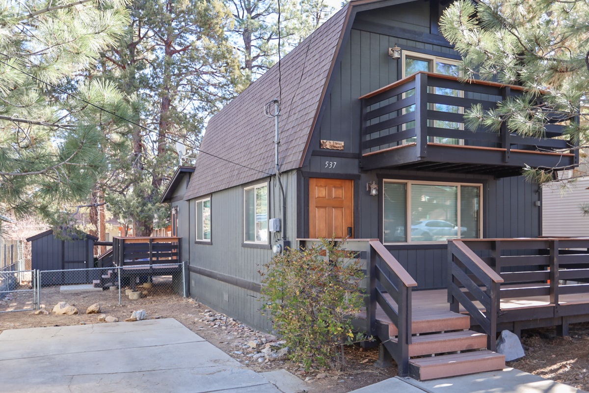 Level lot has 220v exterior outlet for charging your electric vehicle.