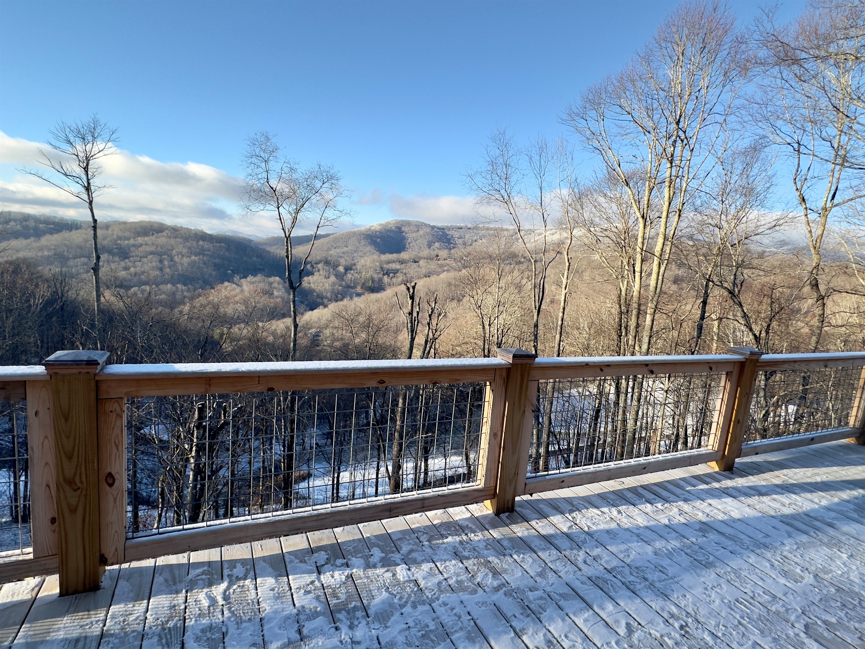 Soak in the splendor from our spacious mountain-view deck—perfect for morning coffee or sunset unwinding, just 1.7 miles from Hatley Pointe Ski Resort.