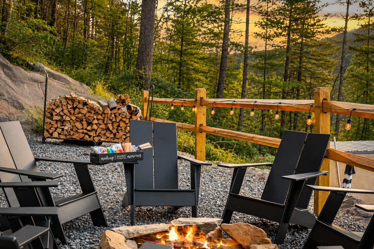 S&rsquo;mores taste better in the mountains!
*Fire Pit (Available Year Round)