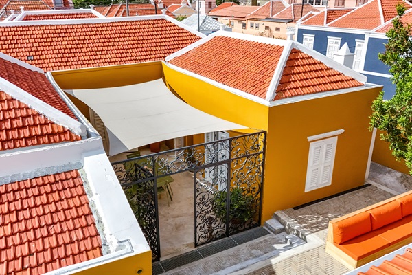 Heritage City Villa – Aerial view of the rear