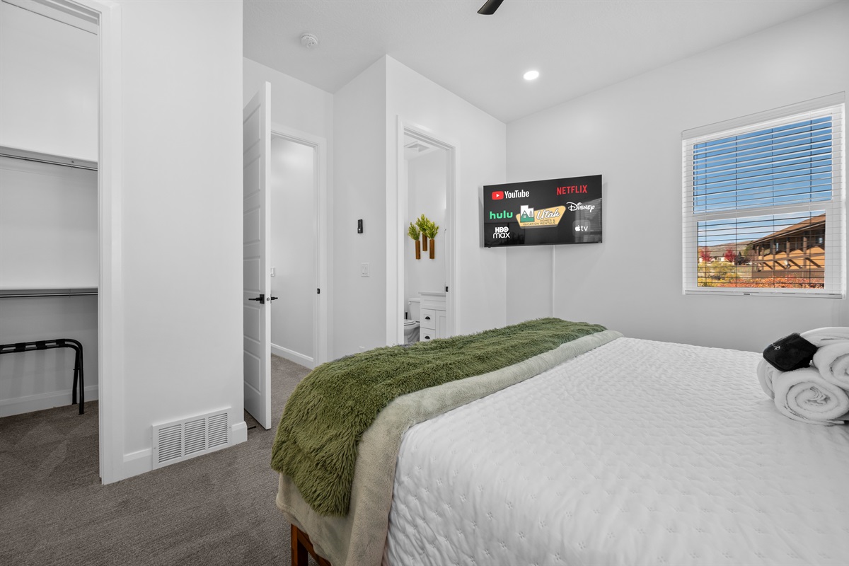 Relax after a day's adventure and watch TV.