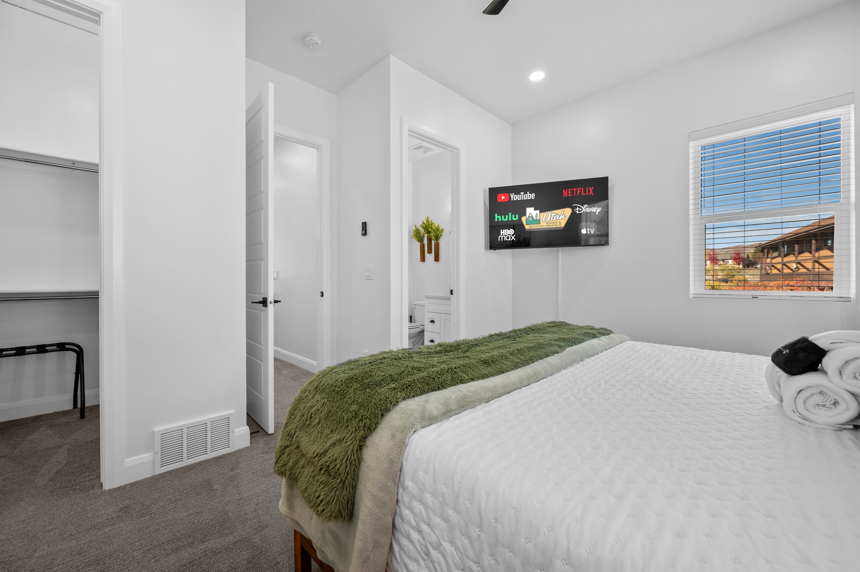 Relax after a day's adventure and watch TV.