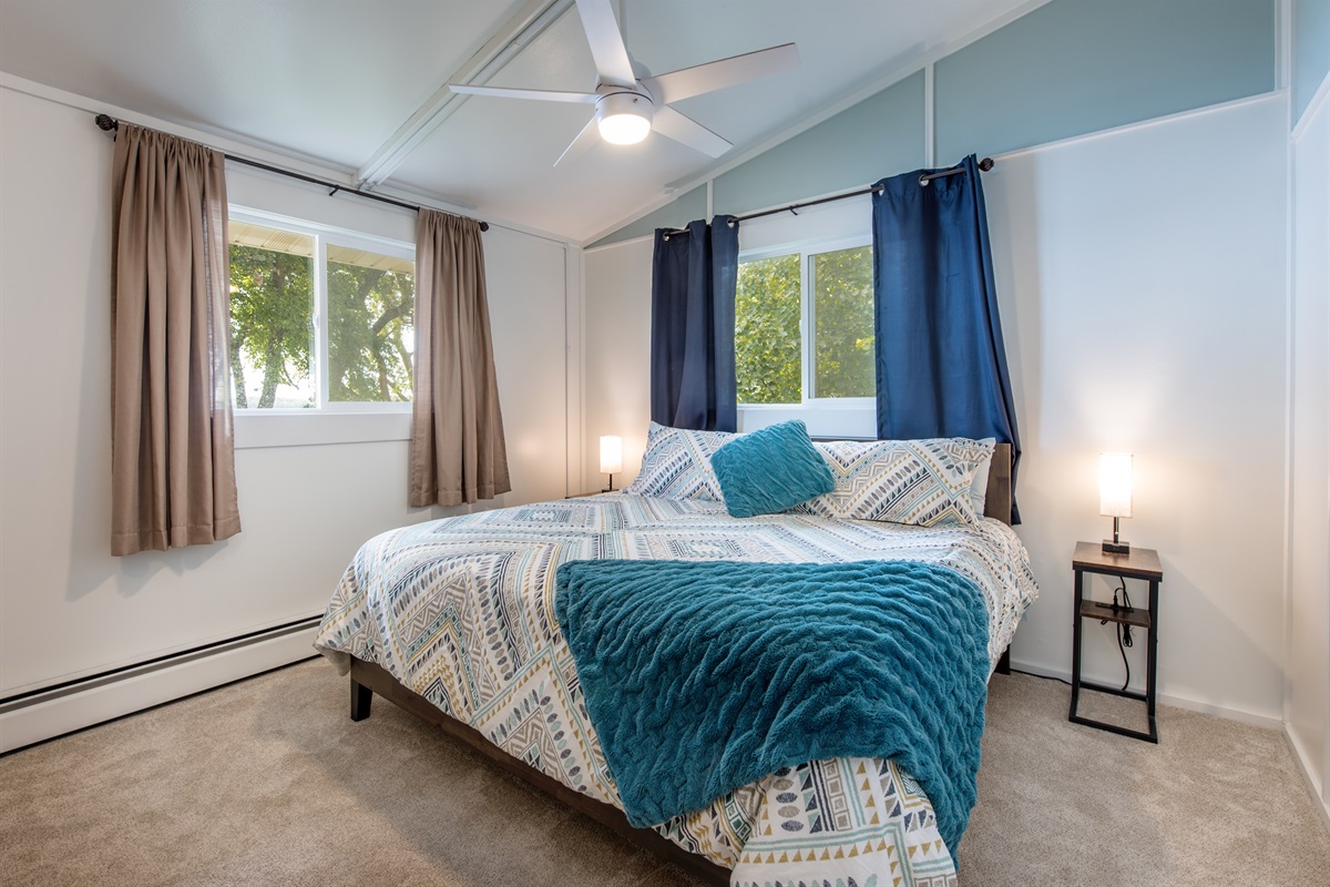 Bedroom 1 with a King bed